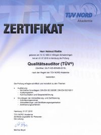 Qualitätsauditor (TÜV)